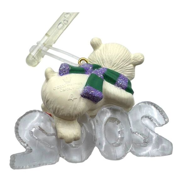 Hallmark Keepsake 2002 Cool Decade Polar Bear Ornament Vintage In Box Arctic - Picture 3 of 5